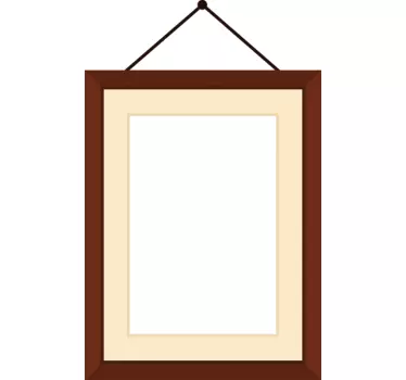 Dreptunghiular fotografie cadre acasă autocolant - TenStickers