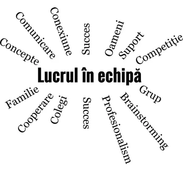 Lucrul în echipă cercul de afaceri autocolant - TenStickers