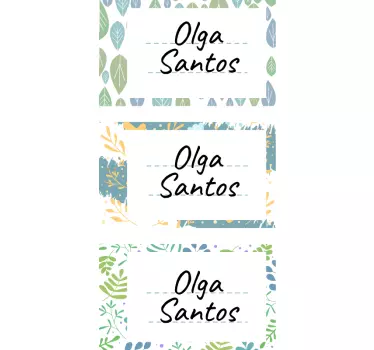 Etichete adezive personalizate decalaj perete plante - TenStickers
