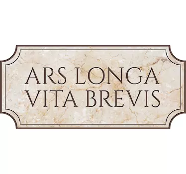 Expresii din hipocrate latine citează decal - TenStickers