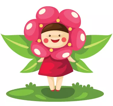 Floare fairy copii autocolant - TenStickers