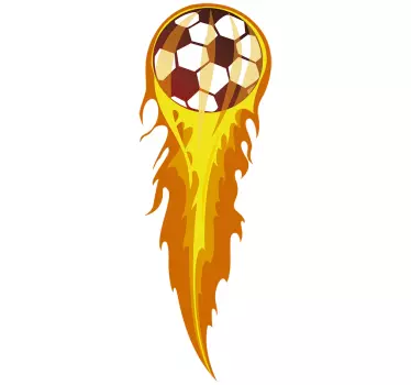 Fotbal pe autocolant foc copiilor - TenStickers