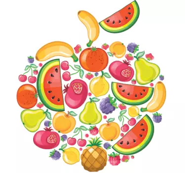 Fructe colaj de perete autocolant - TenStickers