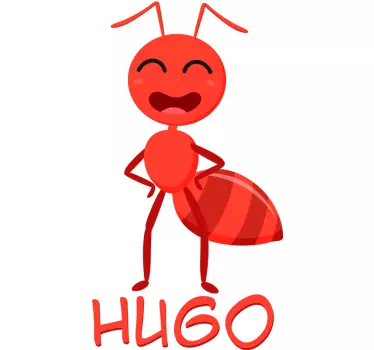 Furnica cu autocolant de perete personalizabil - TenStickers