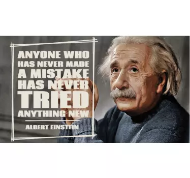Greseli einstein cota decal - TenStickers