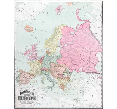 Europe 1900 autocolant mondial pe perete - TenStickers