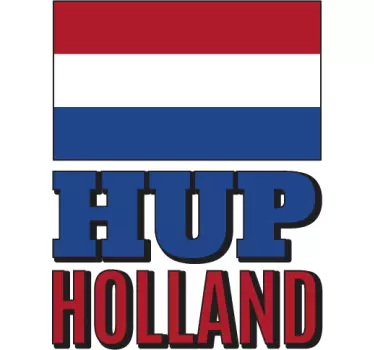 Hup holland decal steag - TenStickers