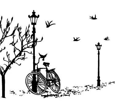 Lampă și autocolant pentru biciclete - TenStickers