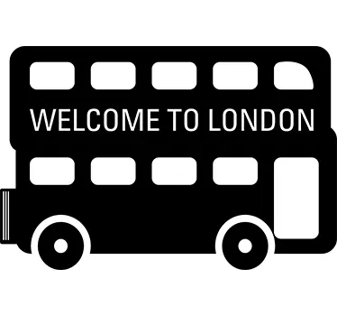 London bus london decal - TenStickers