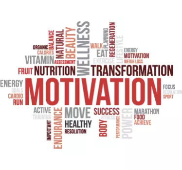 Mesaje motivaționale decalaj perete gimnastică - TenStickers