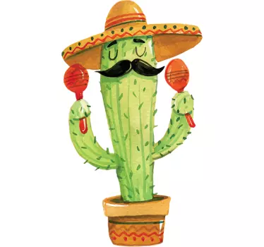 Mexico cactus decor perete plantă - TenStickers