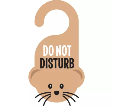 Nu deranja autocolantul pentru copii de mouse - TenStickers