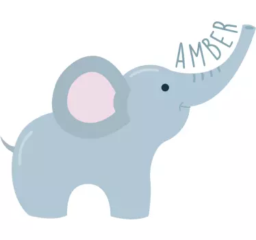 Numit elefant autocolant de animale sălbatice - TenStickers