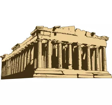 Parthenon templu decal decorativ - TenStickers