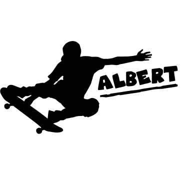 Personalizari de skateboard extrem de sport perete decal - TenStickers