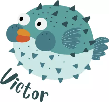 Autocolant de perete puffer - TenStickers