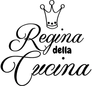 Regina casei de perete pentru acasă din bucătărie - TenStickers
