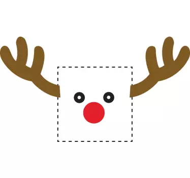 Rudolph autocolant de schimbare lumină - TenStickers