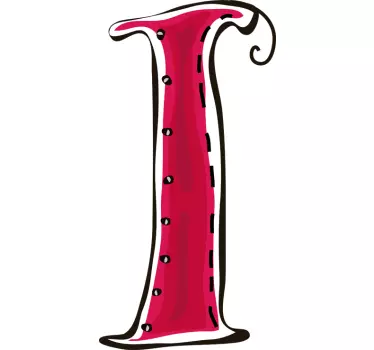 Scrisoare autocolant - TenStickers