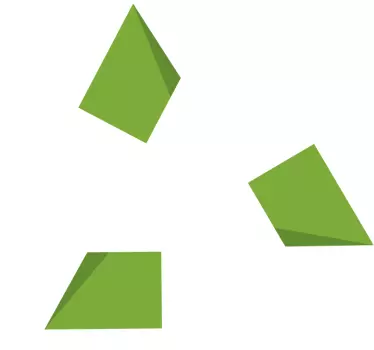 Semnul de reciclare simbol vinil - TenStickers