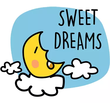 Somn de dormit moon copil - TenStickers