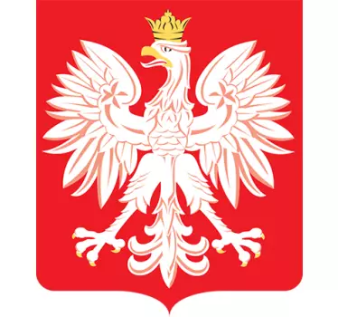 Stema decalului steagului poloniei - TenStickers