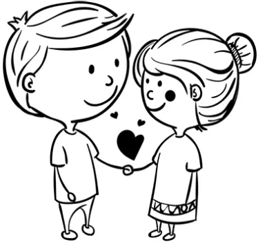 Sticker perete dragoste - TenStickers