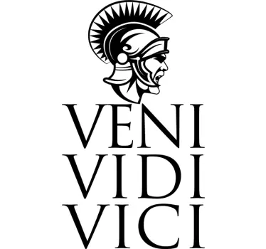 Veni vidi vici autocolant decorativ - TenStickers