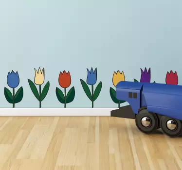 Lalele floare decal perete - TenStickers
