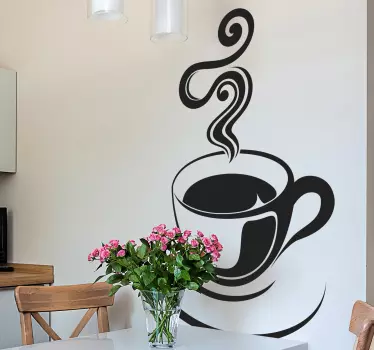 Cafenea cafea perete autocolant - TenStickers