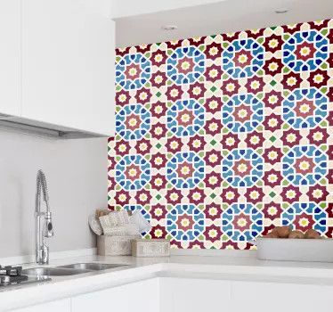 Autocolant de perete cu vinil hidraulic arabic - TenStickers