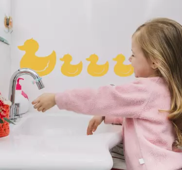 Autocolant de pasăre de rață de cauciuc - TenStickers