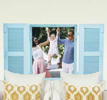 Plaja tropicala efecte vizuale decor de perete - TenStickers