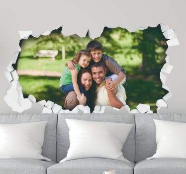 Autocolant mural mural 3d personalizat - TenStickers