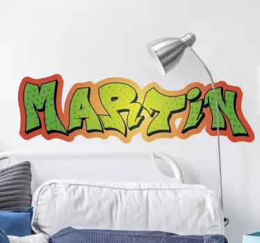 Autocolant personalizabil pentru biciclete în stil graffiti - TenStickers