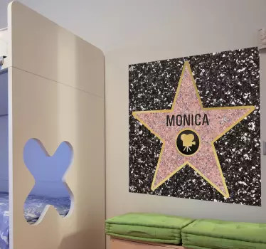 Personalizat autocolant de hol de podea de la hollywood - TenStickers