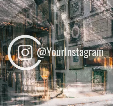 Stickere instagram personalizat - TenStickers