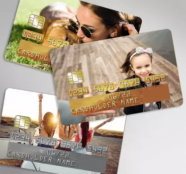 Autocolant personalizabil pentru cardul de credit - TenStickers