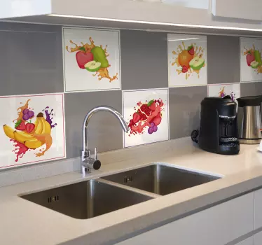Fructe colaj placi de autocolant - TenStickers