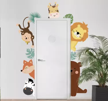 Animale la autocolant de sticlă - TenStickers