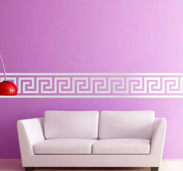Simplă autocolantă de frontieră greacă - TenStickers