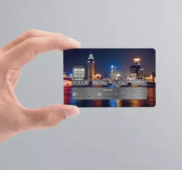 Noapte autocolant card de credit - TenStickers