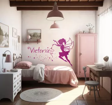 Personalizate numele sticker perete stick - TenStickers