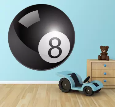 8 autocolant de perete pentru biliard - TenStickers