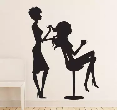 Coș de perete pentru coafura - TenStickers
