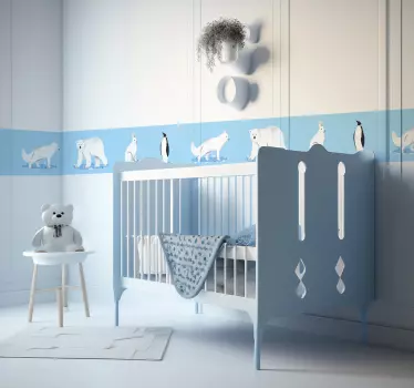 Autocolante de perete animale arctice - TenStickers