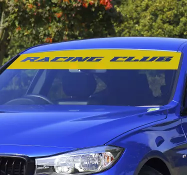Autocolante pentru autoturisme parasolar personalizat monocolor - TenStickers
