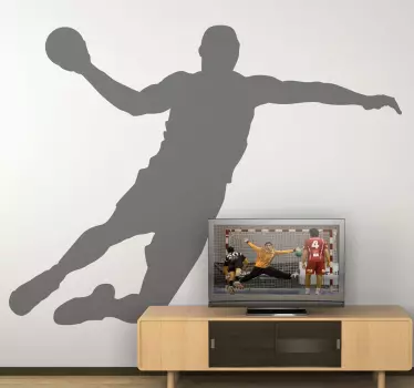 Handbal silueta autocolant - TenStickers