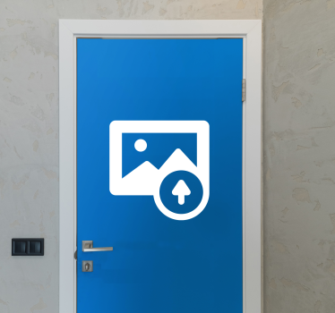 Autocolant ușă personalizabil - TenStickers