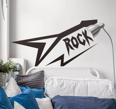 80s autocolant de muzică rock estetică - TenStickers